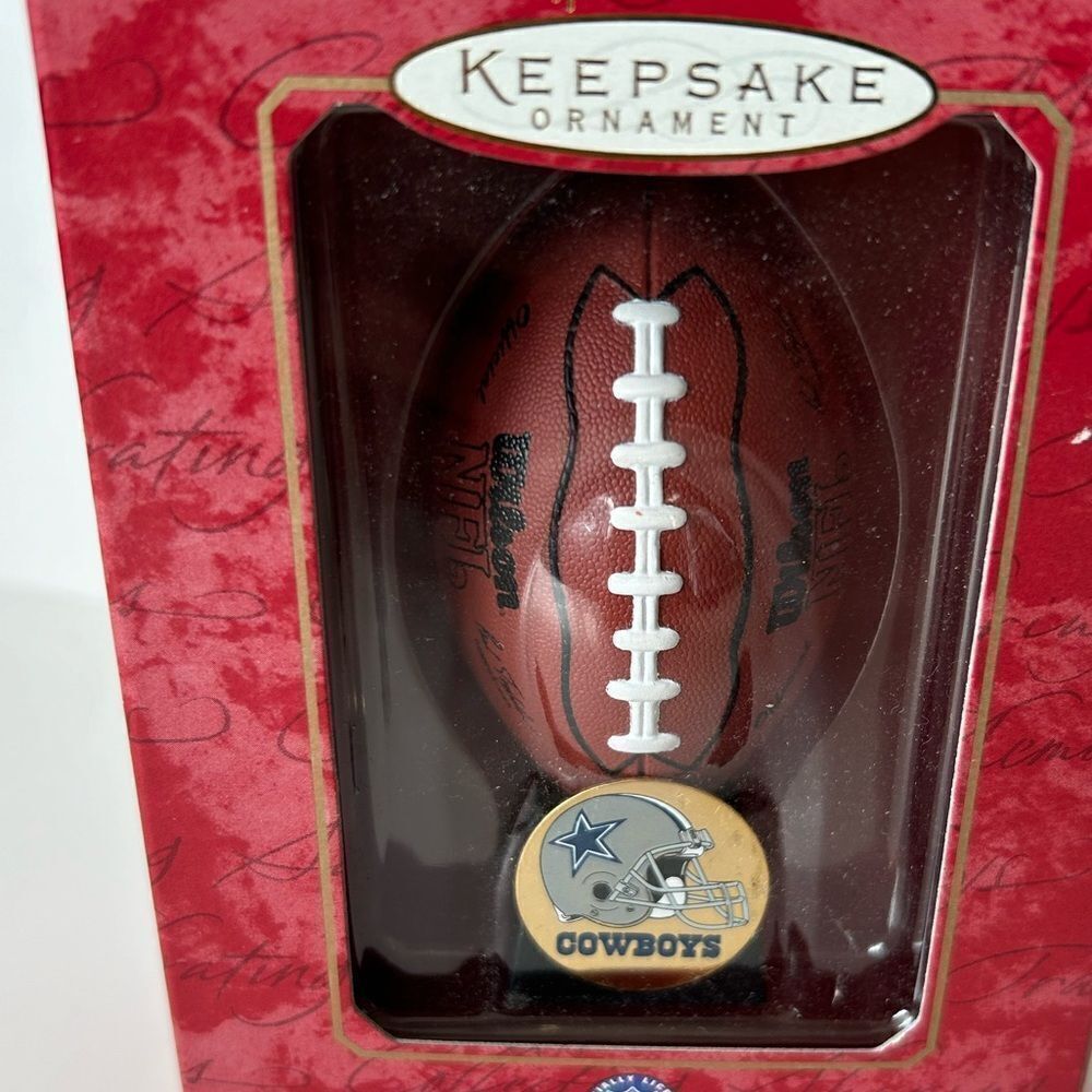 Vintage Hallmark 2000 NFL Collection Dallas Cowboys Christmas Ornament New - Picture 7 of 7